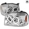 Spec-D Tuning 01-04 Nissan Frontier Halo LED Projector Chrome 2LHP-FRO01-TM - alternate 1
